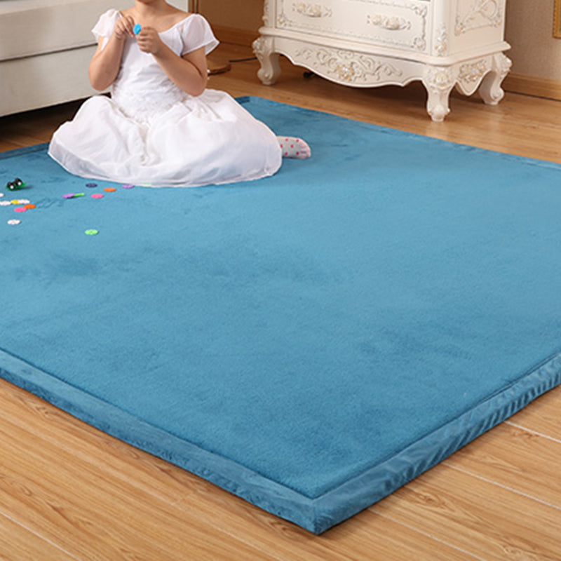 Simple Tatami Rug Multi Color Solid Color Carpet Faux Fur Pet Friendly Non-Slip Machine Washable Indoor Rug