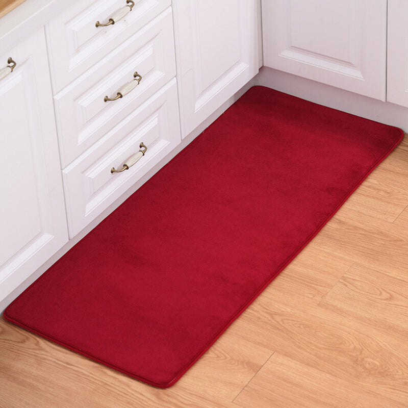 Tapis à coureur ordinaire multicolore Polypropylène Tapis minimaliste Anti-slip Backing Washable Pet Friendly Area pour cuisine