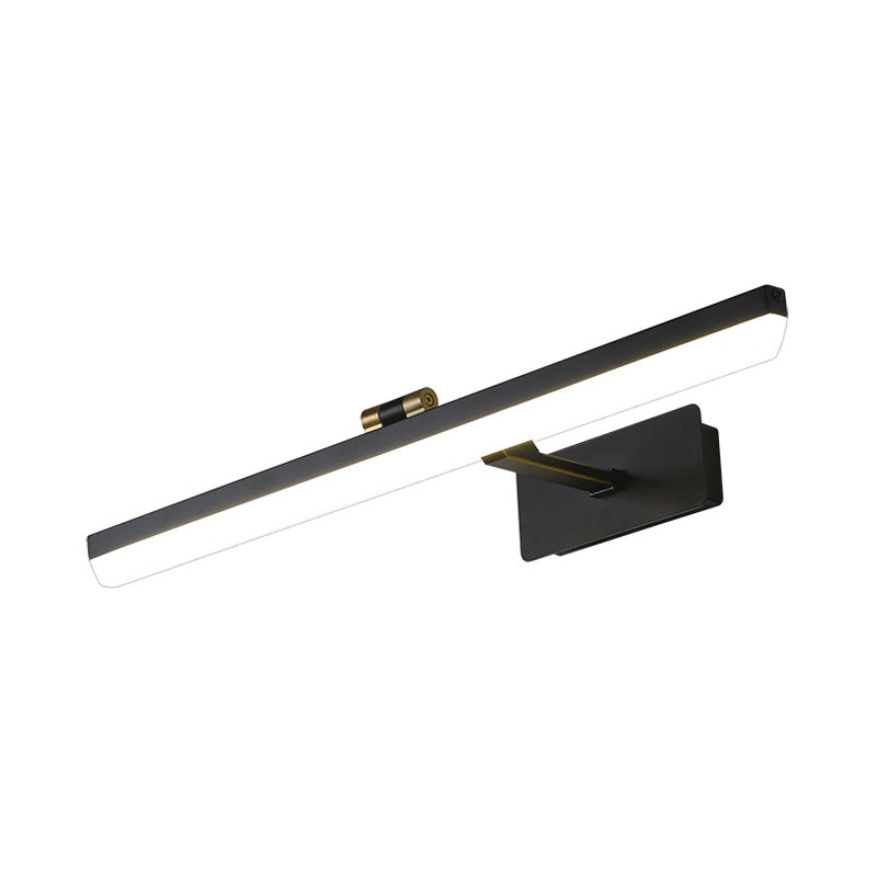 Lámpara de matriz de metal negro LED LED tradicional de tocador montado en la pared, 17 "/38" /22.5 "de ancho