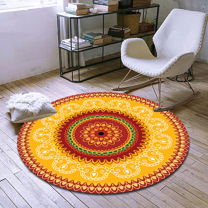 Exclusive Moroccan Rug Multi Colored Tribal Floral Rug Pet Friendly Machine Washable Non-Slip Rug for Room