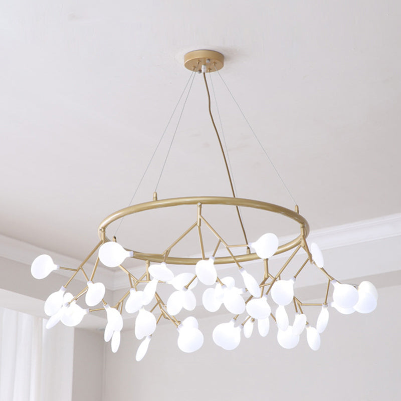 Sputnik Firefly Chandelier Lighting Minimaliste de salon acrylique LED PENDANT