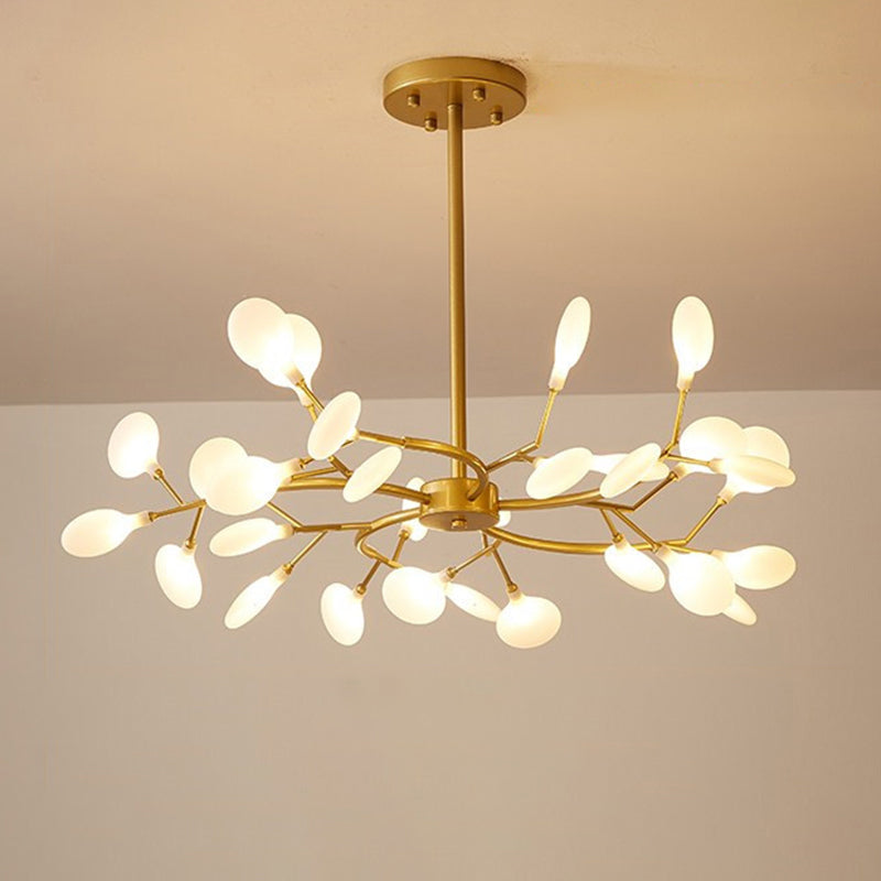 Métal Swirling Branch Chandelier Pendant Light Simplist LED Hanging Light for Dining Room