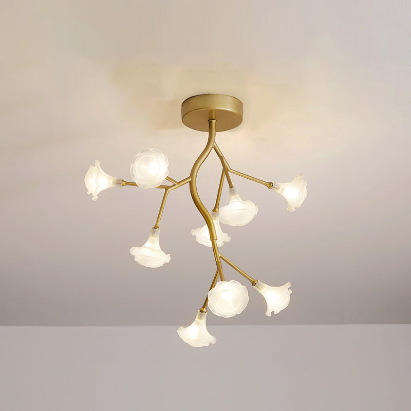 Lumière de suspension à la LED de branche métallique