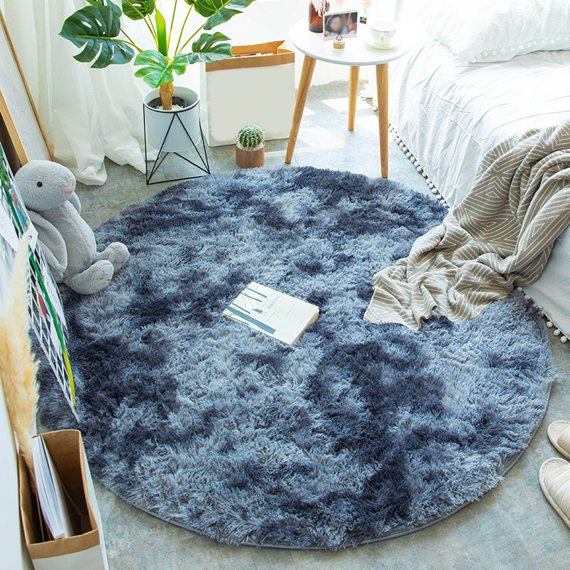 Rapis de motif de dye à cravate multicolore Faux Fur Race relaxante Tapis Pet Friendly non-glip Tapis pour chambre à coucher