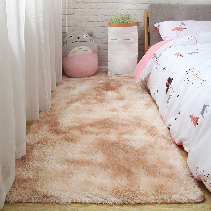 Tapis ouest pain, faux faux laine intérieure, tapis de support anti-glissement lavable tapis pour chambre à coucher