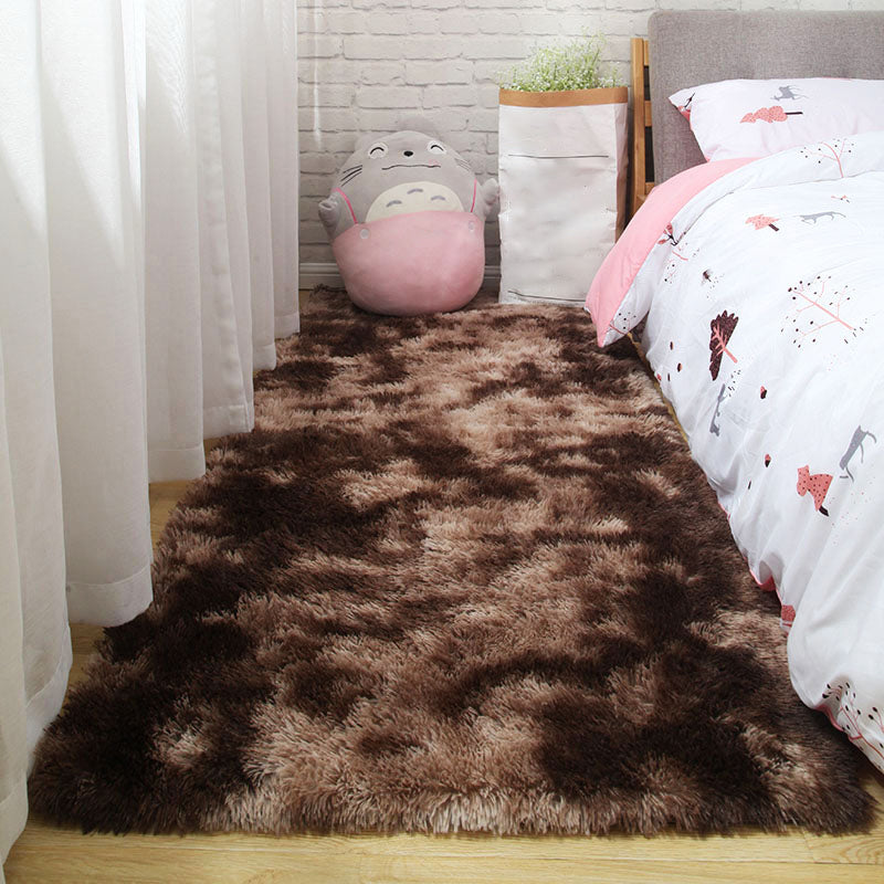 Tapis ouest pain, faux faux laine intérieure, tapis de support anti-glissement lavable tapis pour chambre à coucher