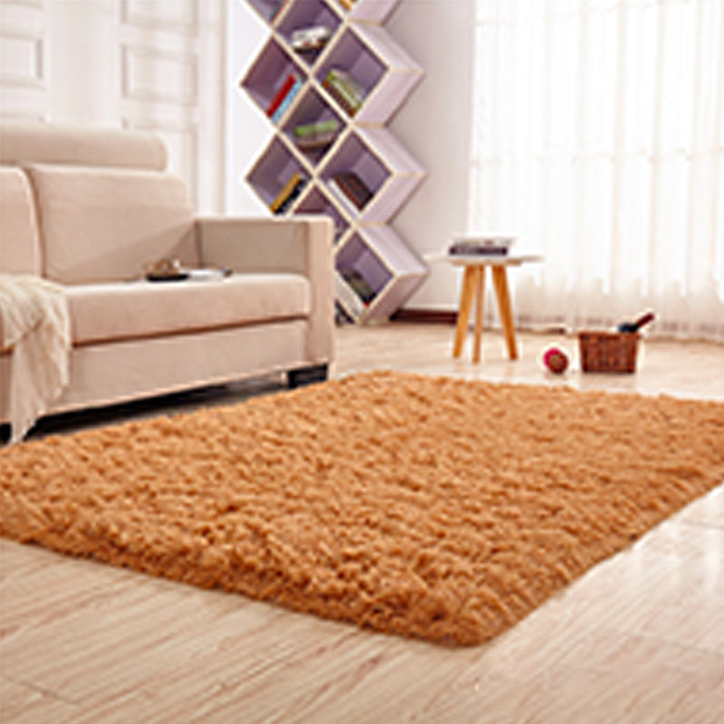 Tapis minimaliste Plain tapis multi-couleurs Faux Furs Rapis intérieur Tapis antidérapant lavable pour le salon