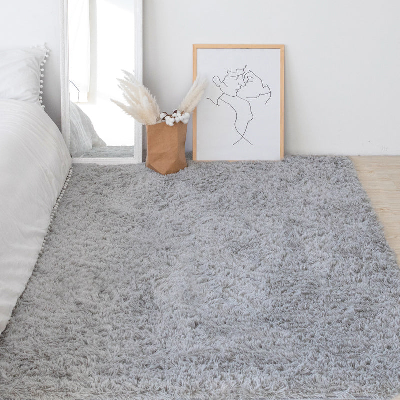 Multi-Color Simple Teppich Faux Fell Festkörper Teppich Anti-Rutsch-Backing-Haustier-Friendly-Teppich für Zimmer