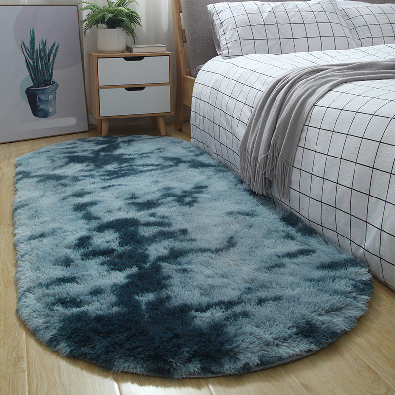 Tapis de teinture à cravate multicolore Shag Western Area Tapis Animal Animage Anti-Slip Tapis pour chambre à coucher