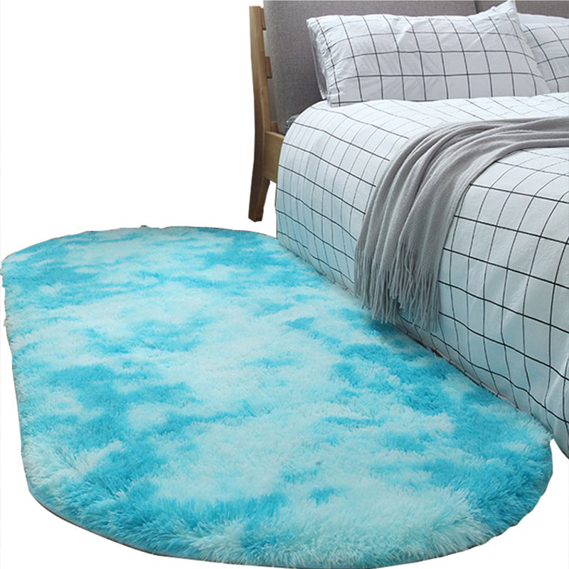 Tapis de teinture à cravate multicolore Shag Western Area Tapis Animal Animage Anti-Slip Tapis pour chambre à coucher