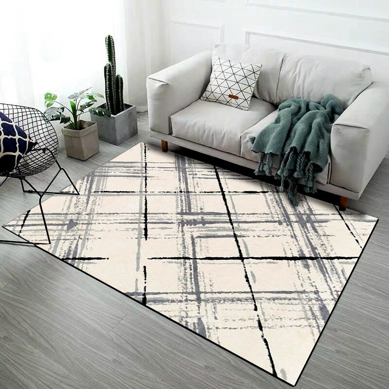 Tapis de pièce multicolore Ratage de la zone géométrique Western Rapis Polypropylène Anti-slip Backing Pet Friendly Washable Tapis