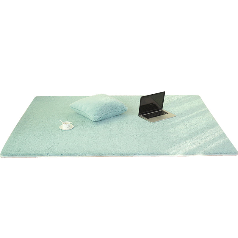 Multi-Colored Plain Rug Fluffy Calming Indoor Rug Pet Friendly Anti-Slip Backing Carpet for Room Decor