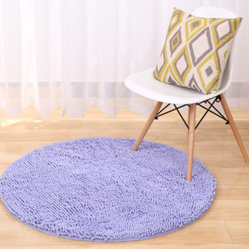 Tapis de décoration de maison relaxante de la zone de couleur unie multicolo