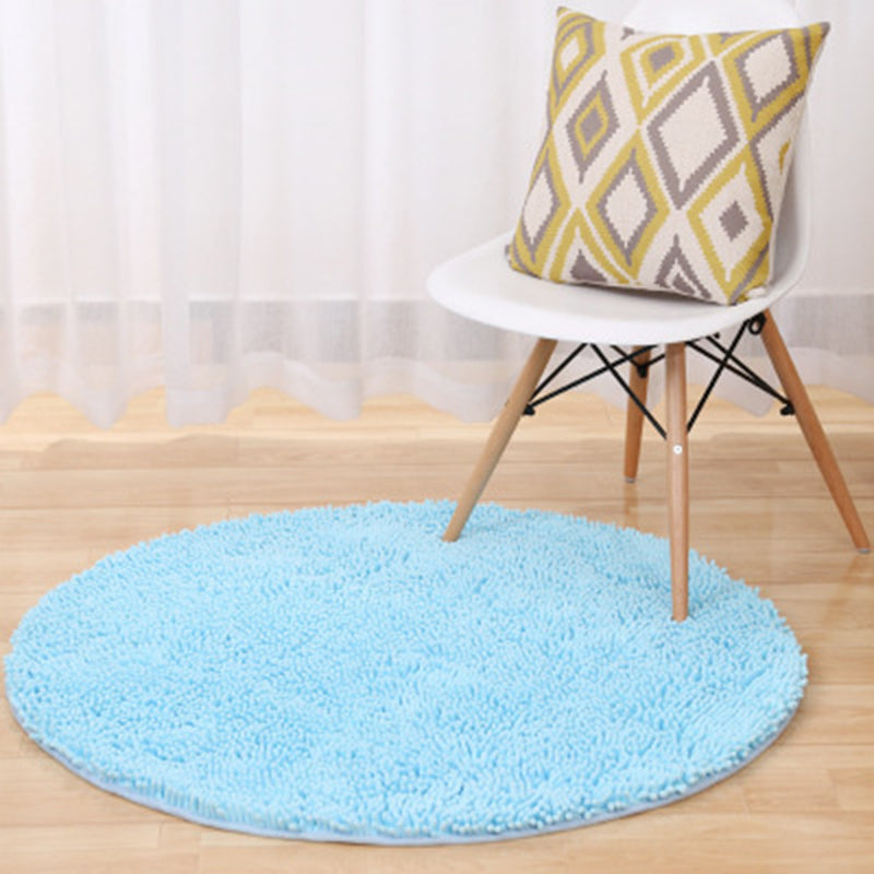 Tapis de décoration de maison relaxante de la zone de couleur unie multicolo