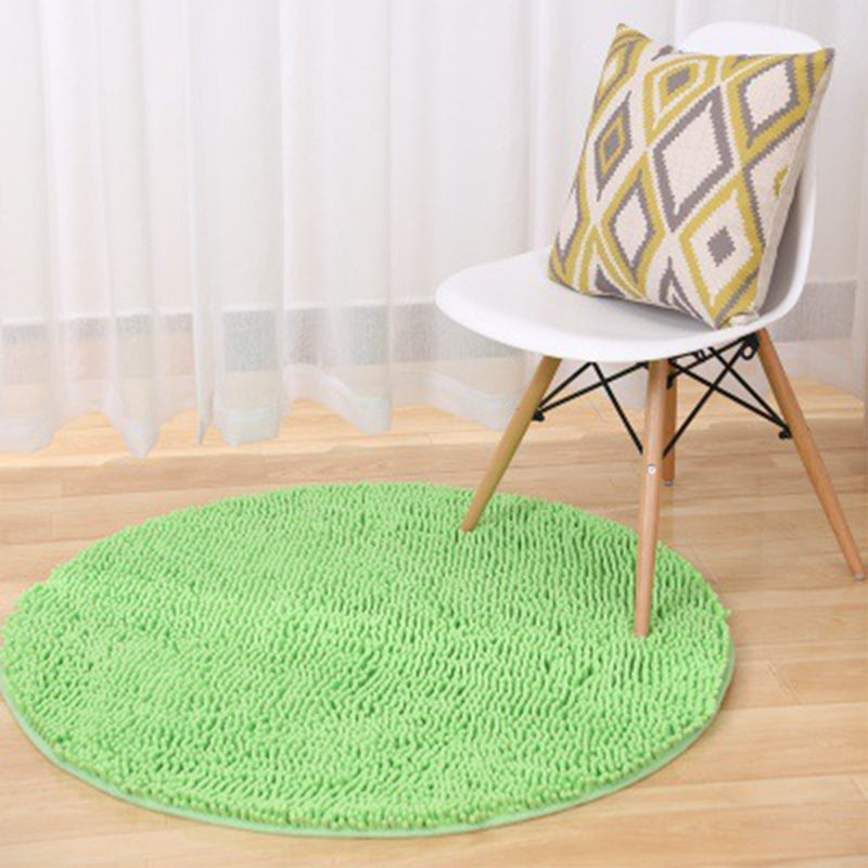 Tapis de décoration de maison relaxante de la zone de couleur unie multicolo