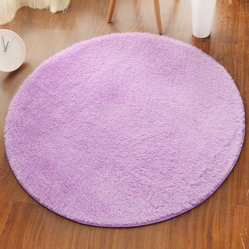 Tapis de confort multicolore Polypropylène Couleur de couleur Couleur de couleur Not Slip Backing Pet Friendly Washable pour chambre à coucher