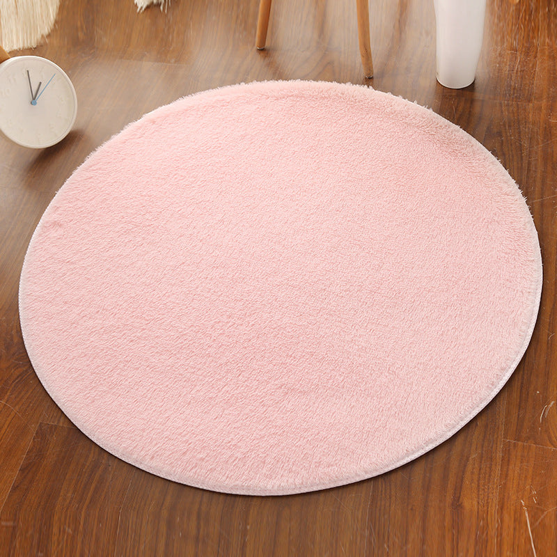 Mehrfachfarbener Komfortteppich Polypropylen Festkörper Teppich nicht rutschfestes Backing-Tierfreundlicher Waschenteppich für Schlafzimmer