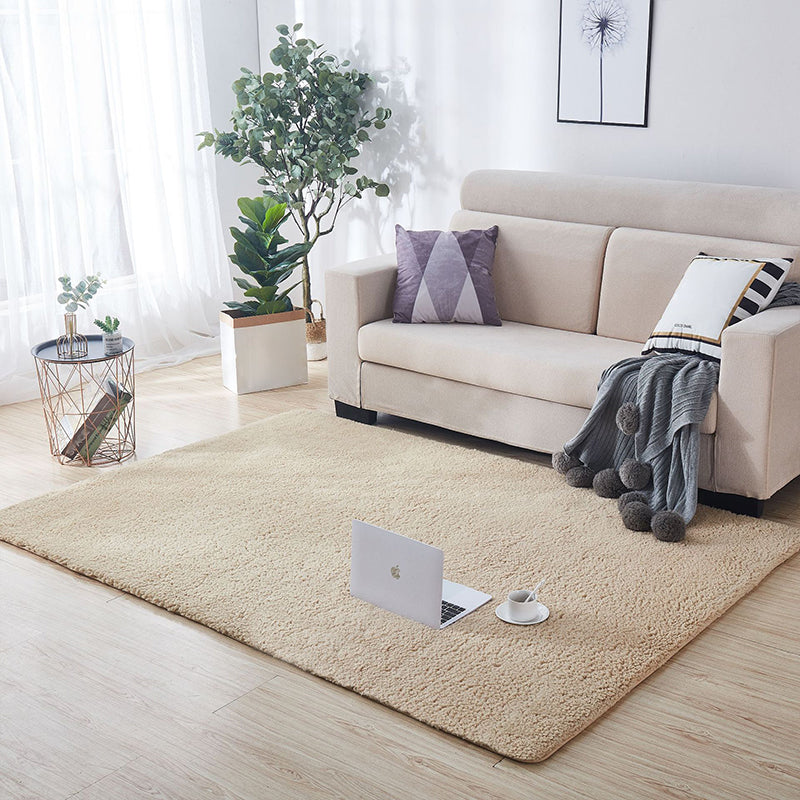 Mehrfarbiger Rug-Teppich-Synthetik Minimalist Teppich Haustierfreundlicher Anti-Rutsch-Rücken-Innenteppich für Wohnzimmer