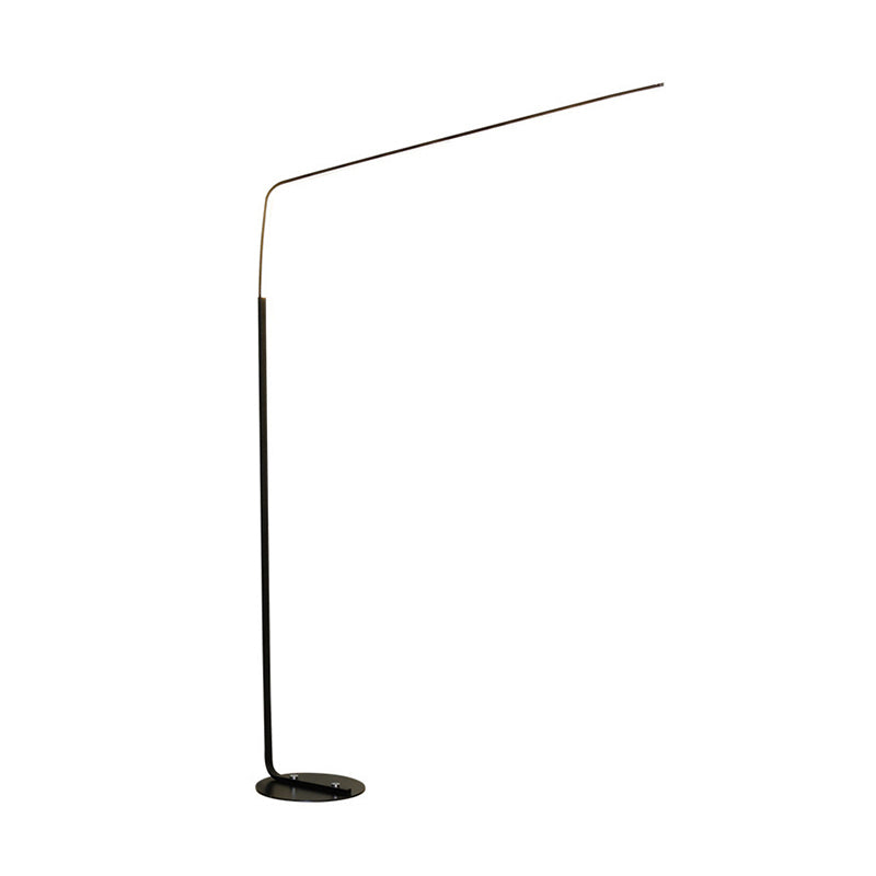 Acrylic Fishing Rod Standing Light Minimalist LED Floor Lighting Ideas for Living Room