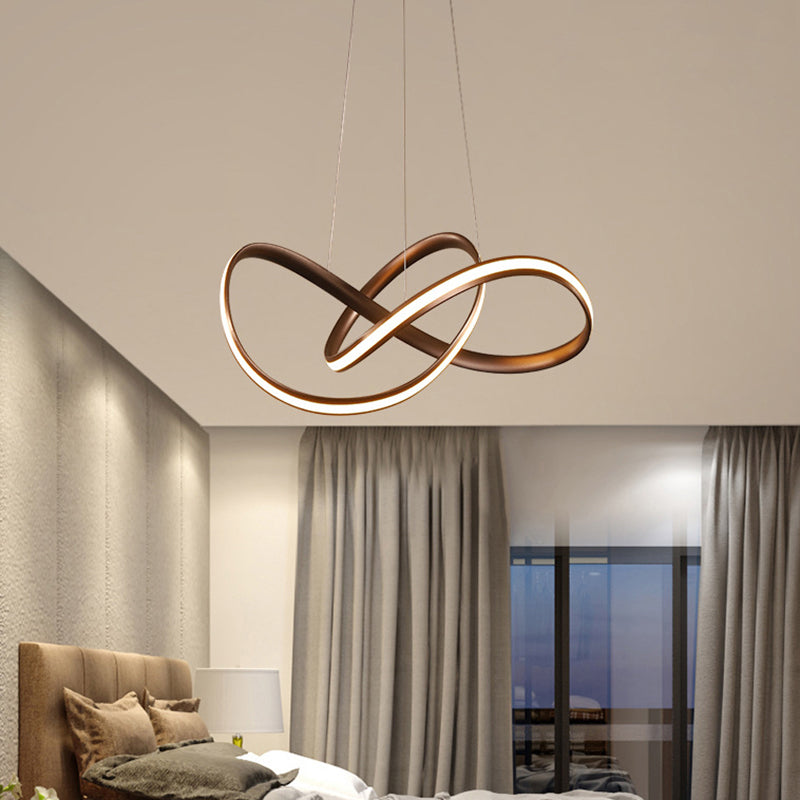 Twisting Living Room Chandelier Light