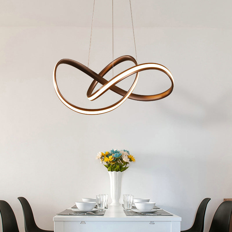 Twisting Living Room Chandelier Light