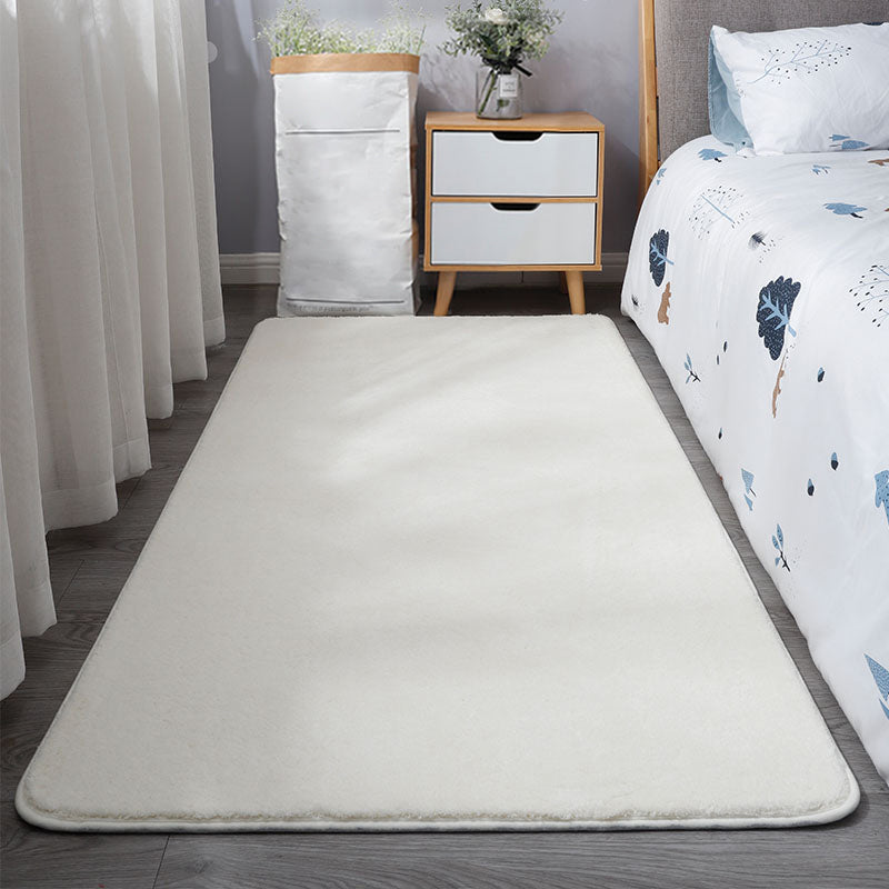 Tapis de couleur unie décontractée tapis en polypropylène multicolo