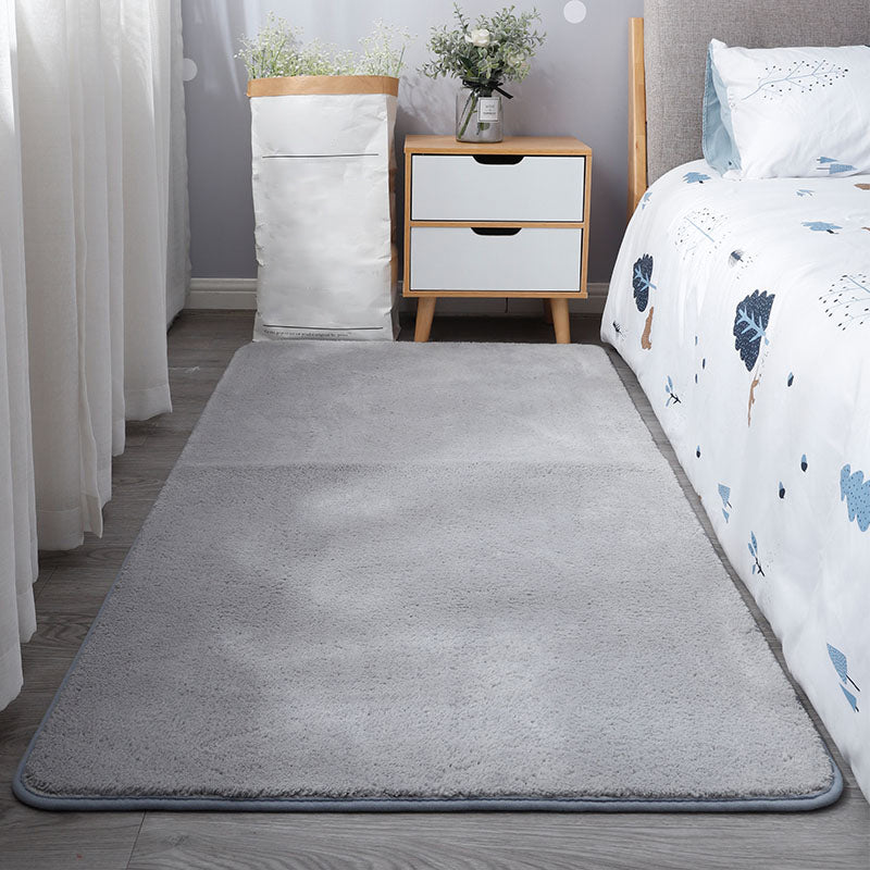 Tapis de couleur unie décontractée tapis en polypropylène multicolo