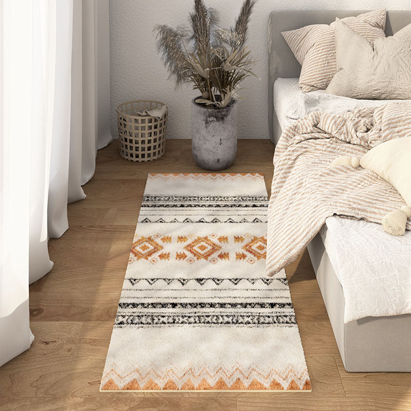 Alfombra de dormitorio múltiple alfombra étnica geométrica polipropileno alfombra interior lavable para mascotas
