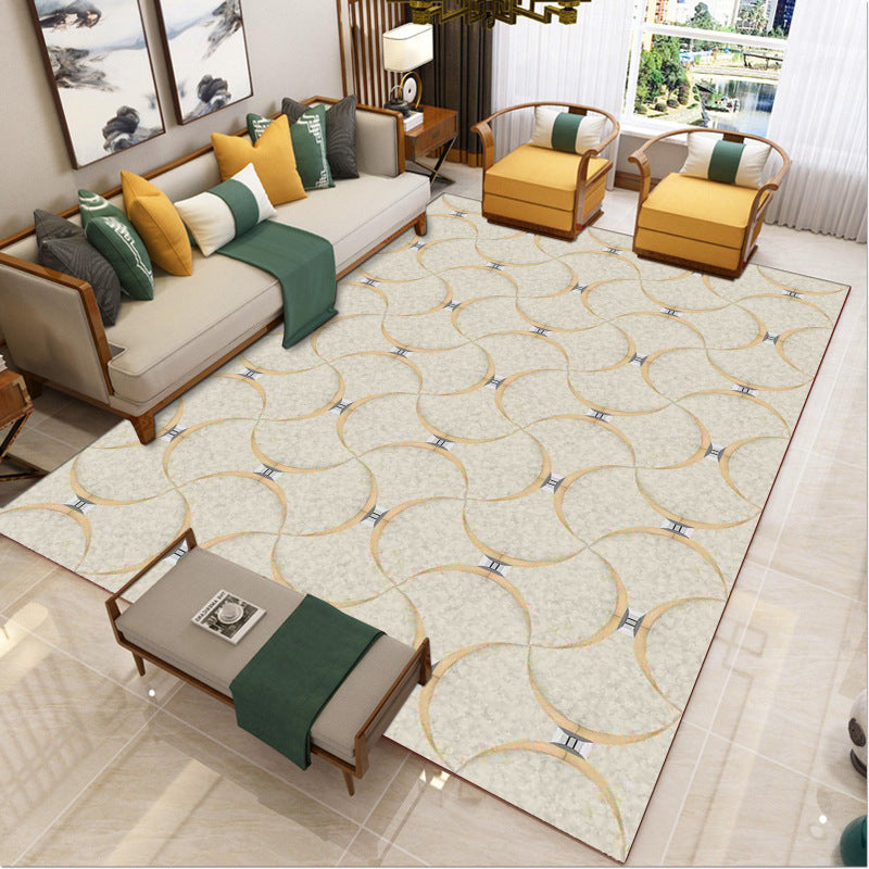 Luxury Southwestern Rug Multicolor Flower Printed Carpet Pet Friendly Easy Care Washable Rug for Parlor