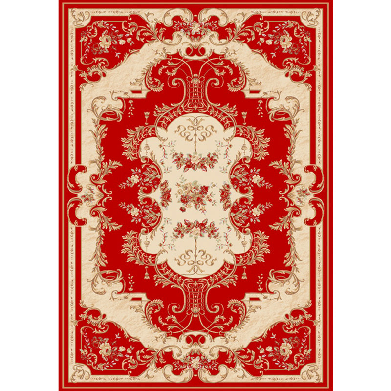 Tapis de décoration de maison vintage Multi-couleur motif floral moquette Polypropylène non glissant le tapis adaptation aux animaux de compagnie