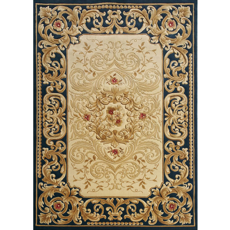 Multi-Colored Olden Rug Polypropylene Floral Printed Area Carpet Non-Slip Backing Pet Friendly Rug for Decoration