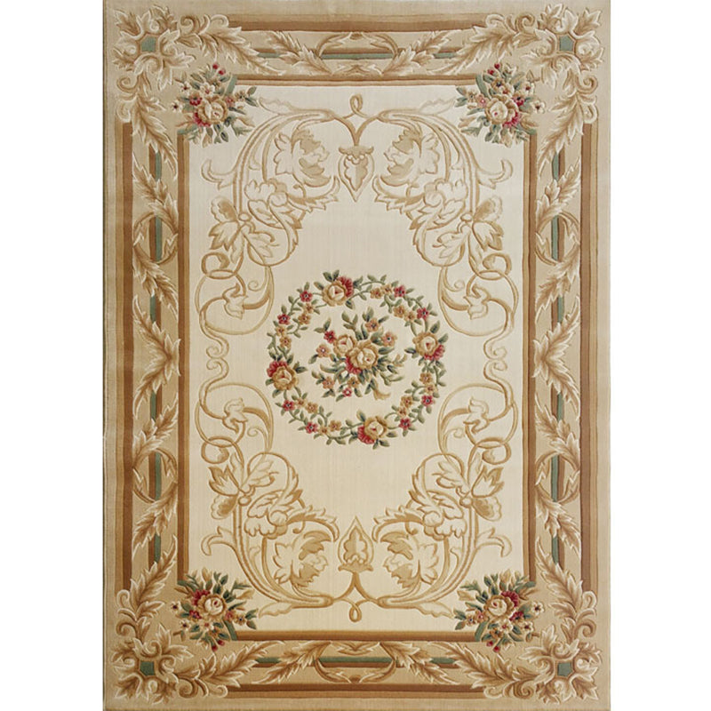 Multi-Colored Olden Rug Polypropylene Floral Printed Area Carpet Non-Slip Backing Pet Friendly Rug for Decoration