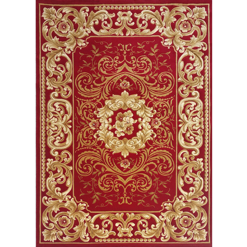 Multi-Colored Olden Rug Polypropylene Floral Printed Area Carpet Non-Slip Backing Pet Friendly Rug for Decoration