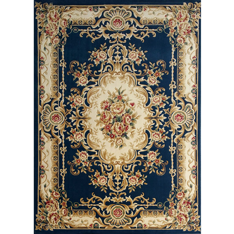 Multi-Colored Olden Rug Polypropylene Floral Printed Area Carpet Non-Slip Backing Pet Friendly Rug for Decoration