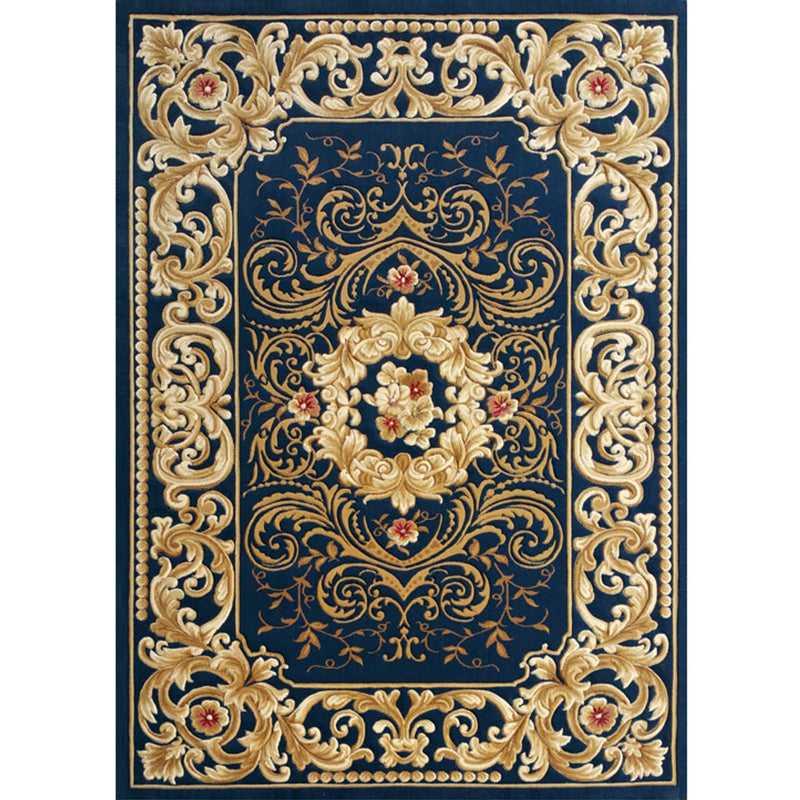 Multi-Colored Olden Rug Polypropylene Floral Printed Area Carpet Non-Slip Backing Pet Friendly Rug for Decoration