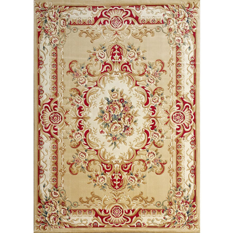 Multi-Colored Olden Rug Polypropylene Floral Printed Area Carpet Non-Slip Backing Pet Friendly Rug for Decoration