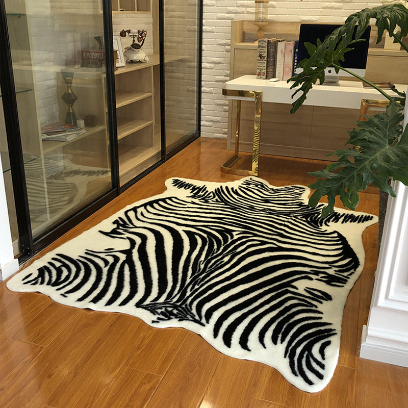 Tapis unique unique en acrylique Animal Skin Print Captificateur de machine de soins Easy Care Machine pour décoration