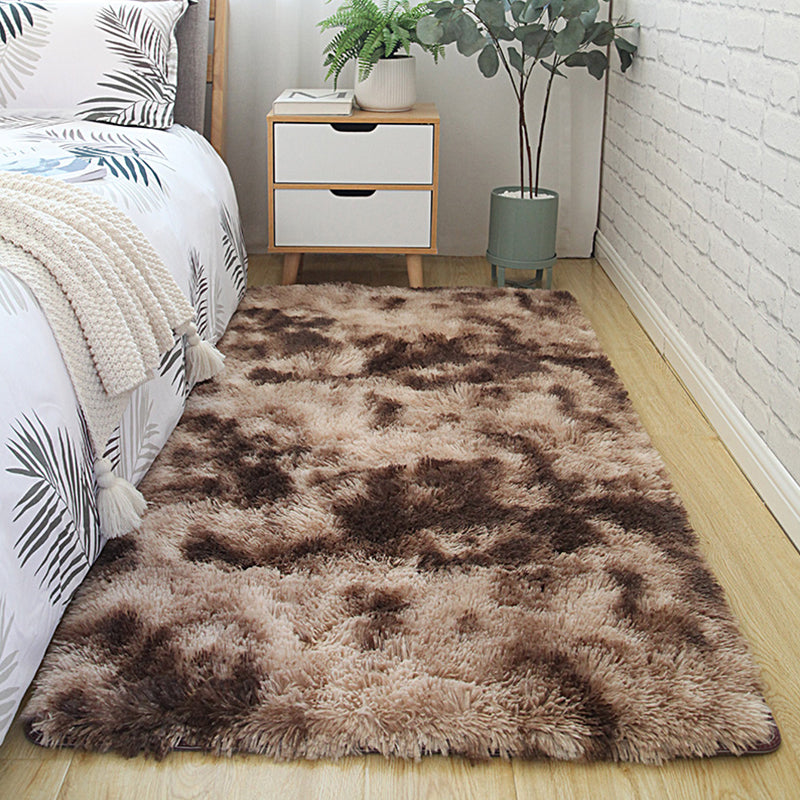 Tapis nature multicolore Synthetics Nordic Carpet Tapis Anti-Slip Machine Animal Machine Washable pour chambre à coucher