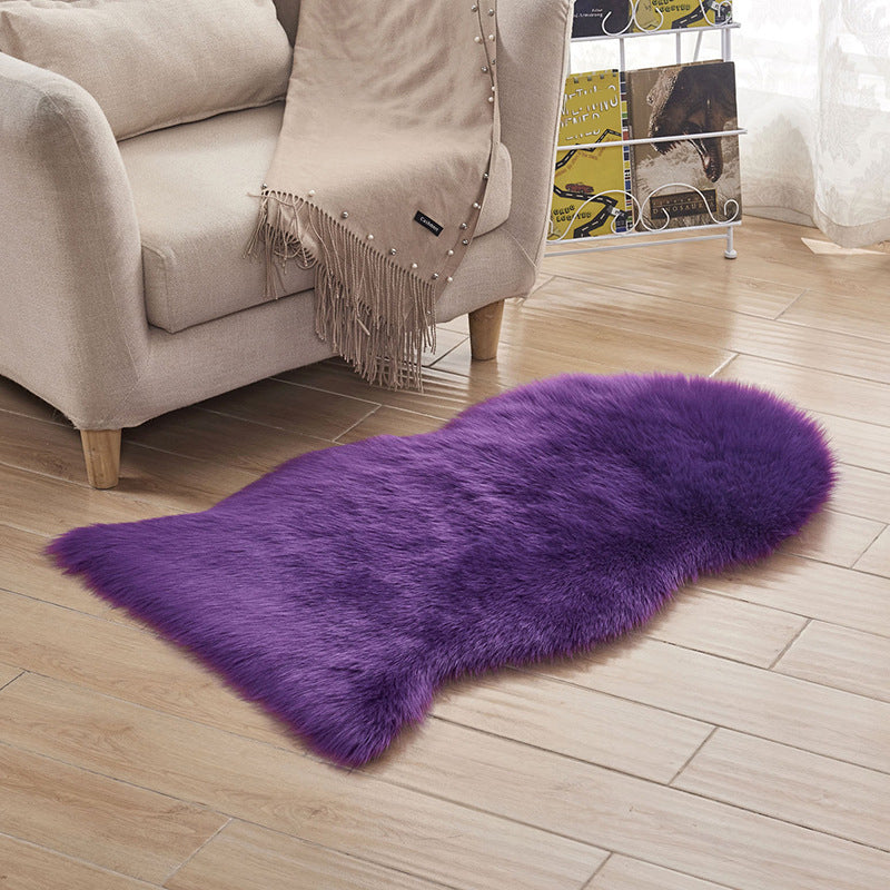 Tapis moelleux du tapis moelleux de simplicité multicolo