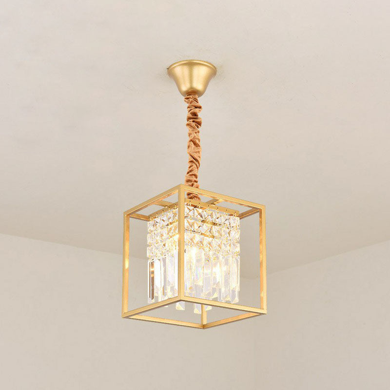 Crystal Strands Ceiling Light Fixture Contemporary Semi Flush Mount Chandelier for Terrace