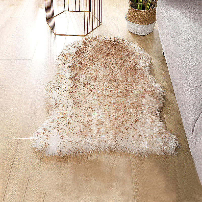 Satiny Multi-Color Casual Rug Teppy Fluffy Plain Indoor Teppich nicht rutschmaschinen waschbarer fleckresistenter Bereiche Teppich für Zuhause