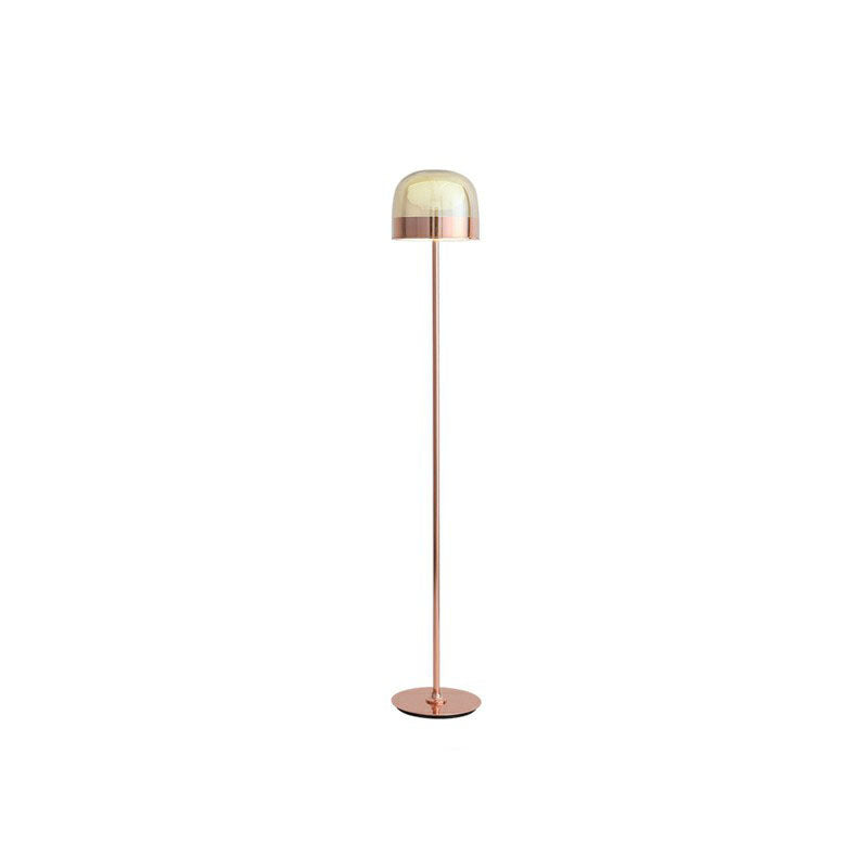 Ciotola del designer di lampada da pavimento equatore in vetro a led LED LEGGE PER LA SOGGIO