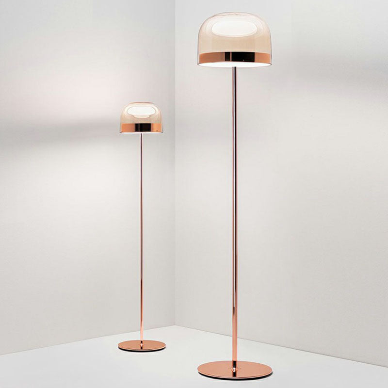 Équateur lampadaire concepteur bol en verre salon LED debout clair pour le salon