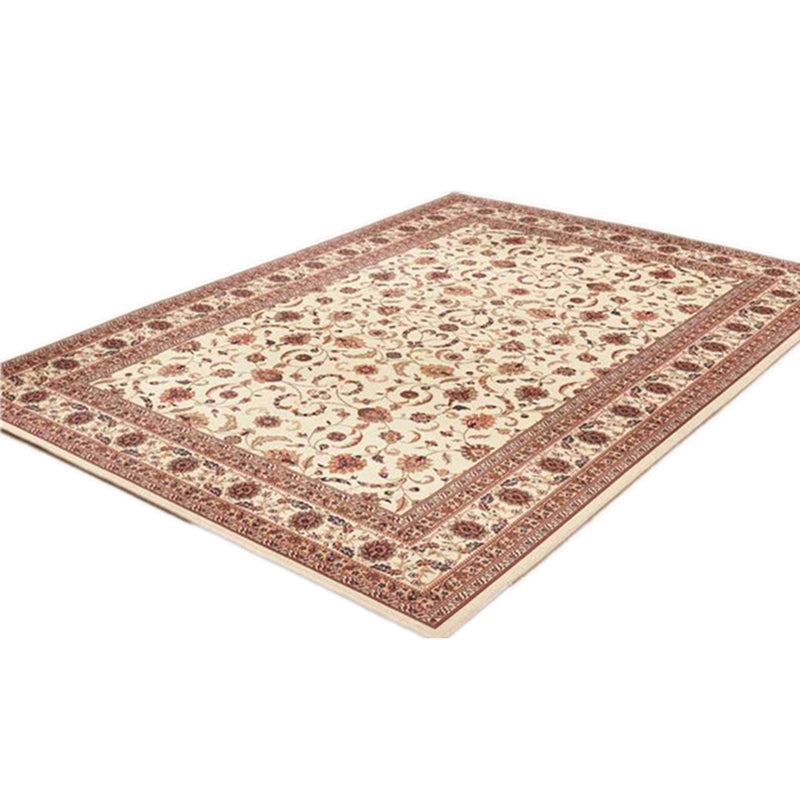 Shabby Chic Flower Rug Multi Colored Polypropylene Indoor Rug Easy Care Pet Friendly Area Carpet for Living Room