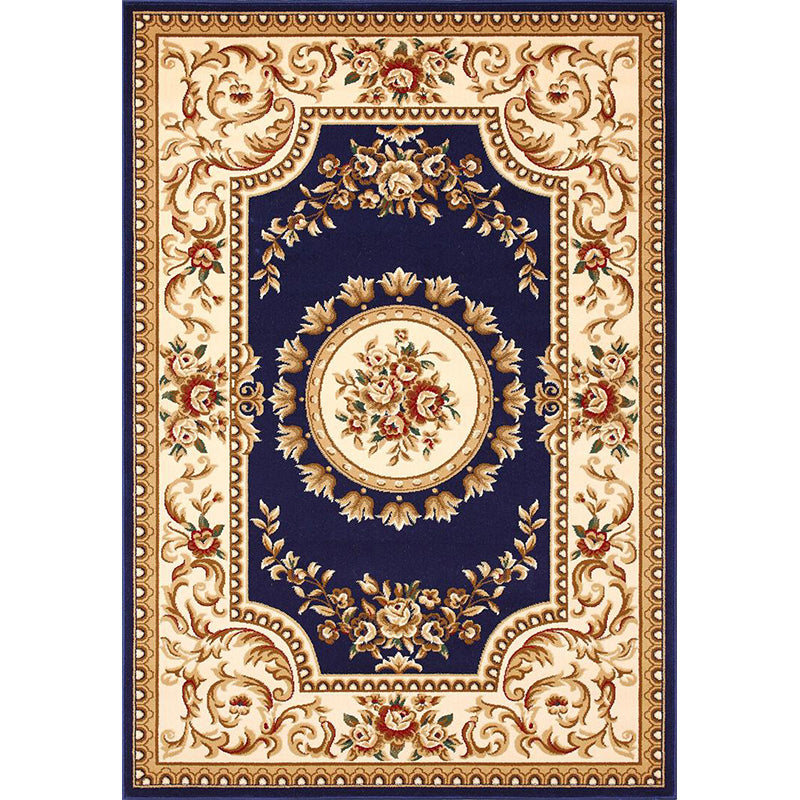 Tapis à imprimé floral à l'ancienne Multi-colored Synthetics Area Tapis Pet Animal Friendly Care Easy Care Rapis pour Parlor