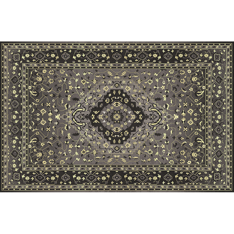 Retro Geometric Modèle Rapier Multicolore Synthetics Area Tapis Anti-Slip Pet Friendly Washable Tapis pour chambre