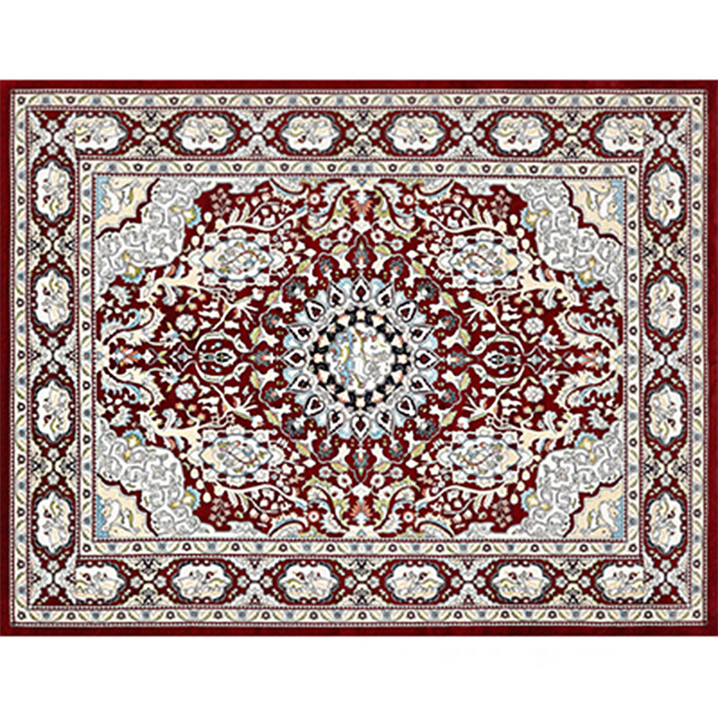 Olden Parlor Rug Multicolored Geometric Printed Area Carpet Polypropylene Easy Care Pet Friendly Indoor Rug