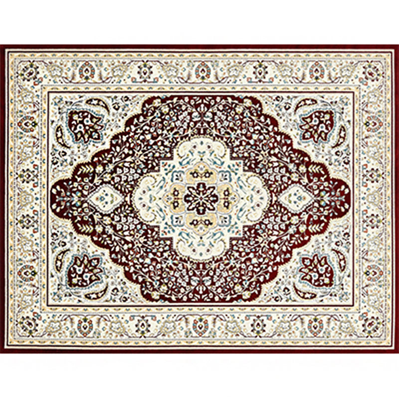 Olden Parlor Rug Multicolored Geometric Printed Area Carpet Polypropylene Easy Care Pet Friendly Indoor Rug