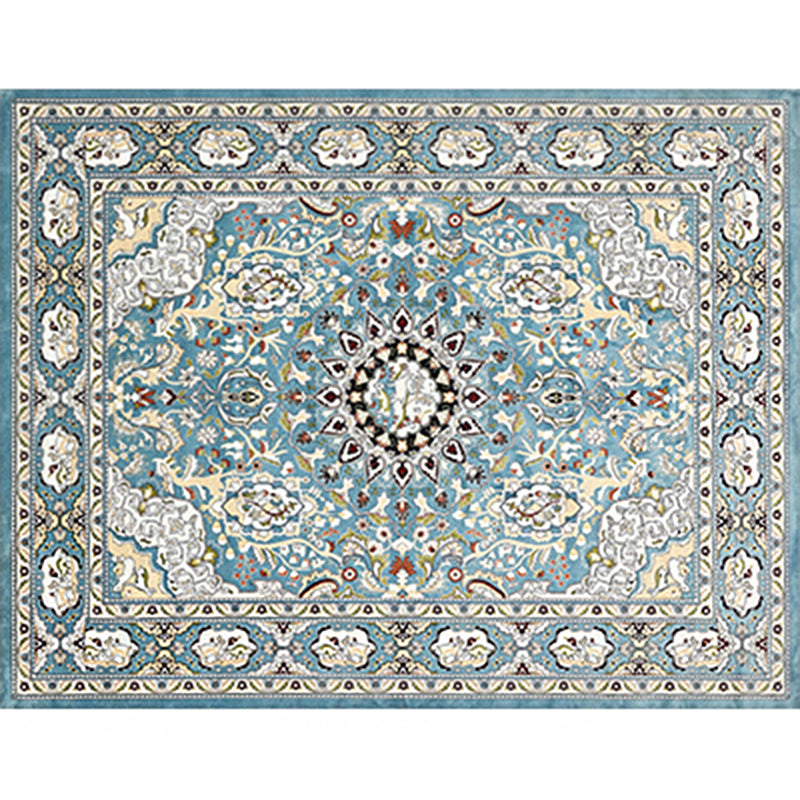 Olden Parlor Rug Multicolored Geometric Printed Area Carpet Polypropylene Easy Care Pet Friendly Indoor Rug