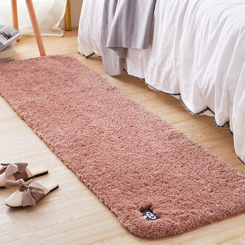 Mehrfachfarbener Schlafzimmer Teppich moderner Festpolster Rug Synthetik Nicht rutschfestes Backing-Flederal-resistenter Bereich Teppich